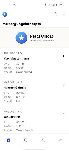 Android application Proviko screenshort