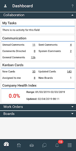 Android application Project Synergy screenshort