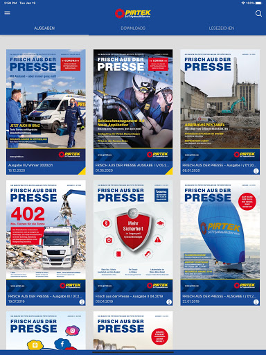 PIRTEK NEWS Screen 3
