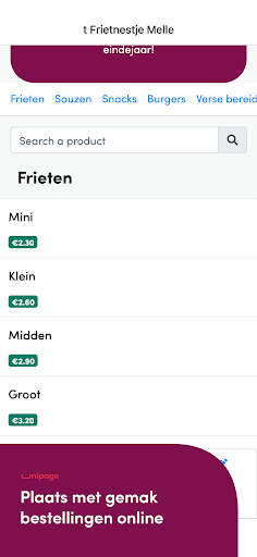 t Frietnestje Melle Screen 2