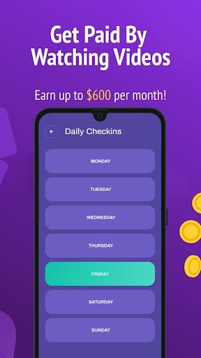 Watch & Earn Screen 3