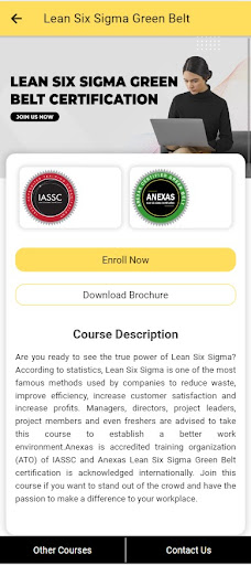 Anexas Certification Screen 3