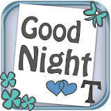 Good night cards icon