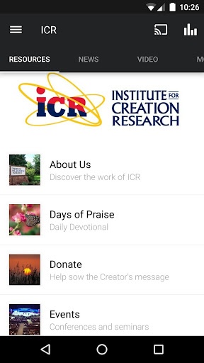 Android application Creation Science Update screenshort