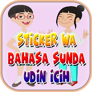 Sticker WA Bahasa Sunda Udin Icih