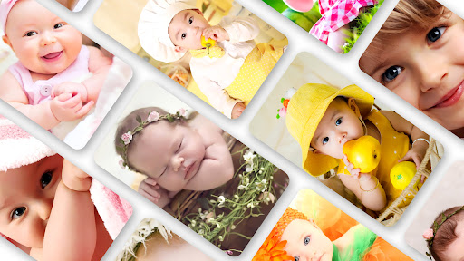 Android application Cute Baby Wallpaper 2023 screenshort