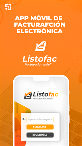 Android application Listofac screenshort
