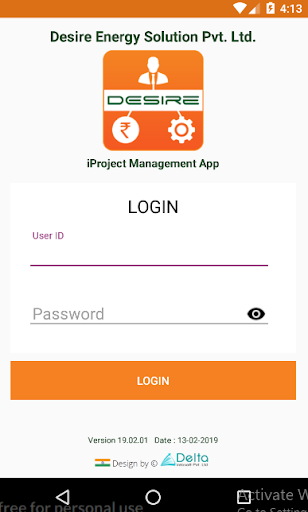 Desire iProject Management 2.0 Screen 2