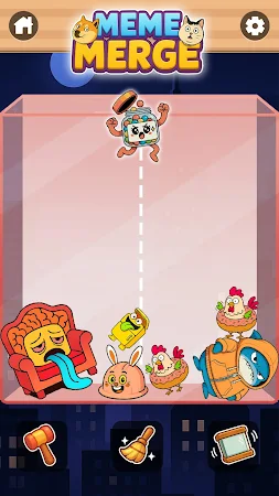 Game screenshot Meme Merge: Sort & Drop Game hack
