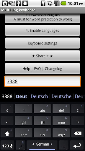 German Keyboard plugin Screen 3