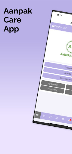 Android application Aanpak Care screenshort