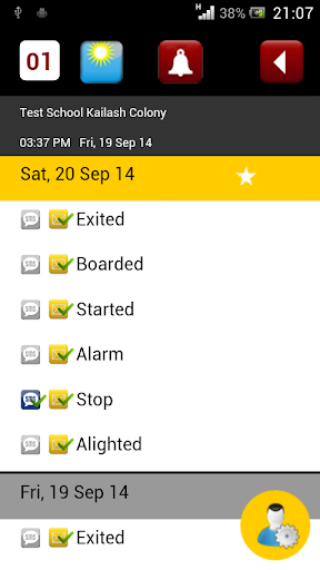 TrackETA PARENT Screen 3