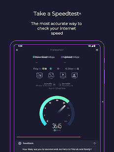 Speedtest von Ookla Screenshot