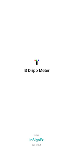 Android application I3 Dripo Meter screenshort