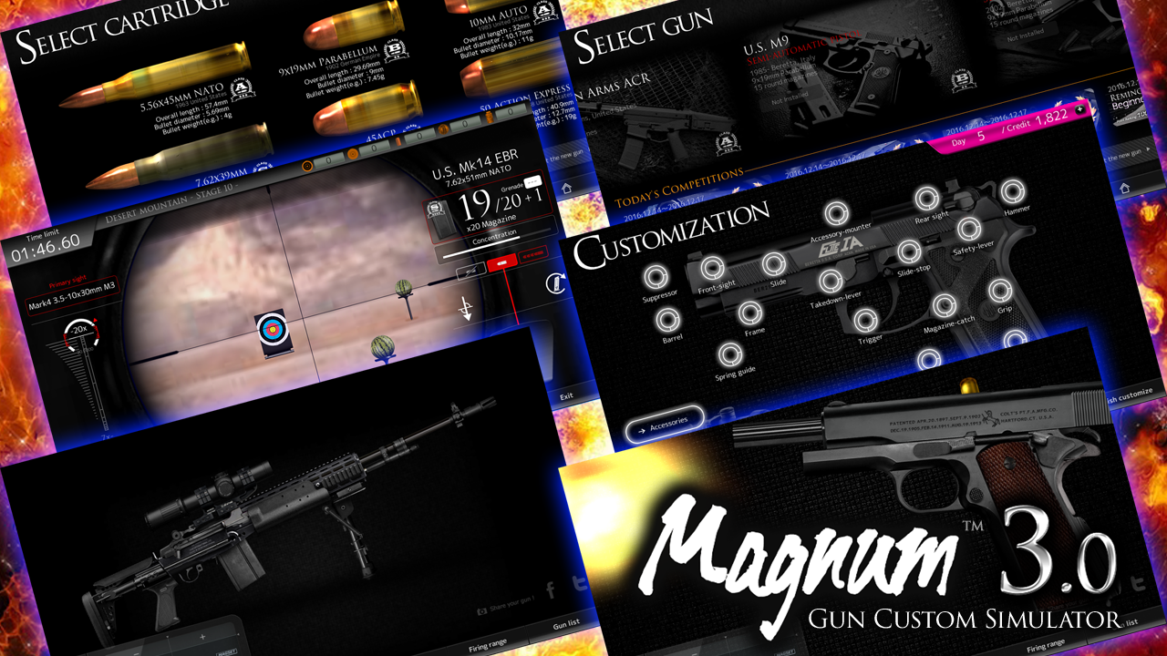 Magnum 3.0 Gun Custom Simulator (Mod Money)