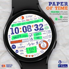 Paper of Time - Watch Faceのおすすめ画像3