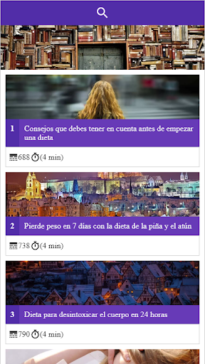Mil Dietas - Tips & FAQ Screen 2