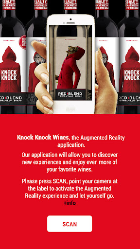 Android application Knock Knock Wines AR screenshort