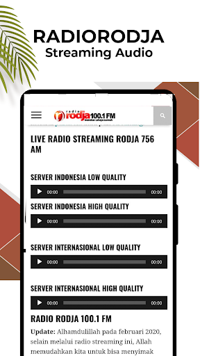 Radio Rodja Web dan Streaming Screenshot 3 - AppWisp.com