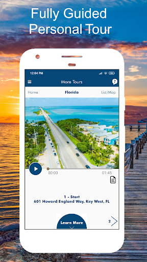Screenshot of Miami to Key West Audio Guide