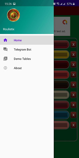 Android application Roulistix screenshort