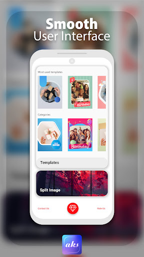 Android application AKS - Collage & Story Maker screenshort