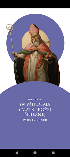 Android application Parafia Kotliska screenshort