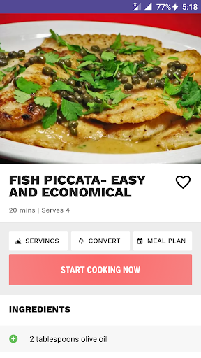Screenshot of Portuguese Recipes