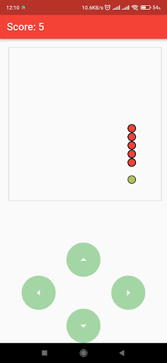 Android application Hungry Snake screenshort