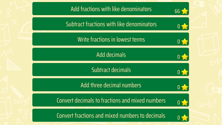 Fractions and Decimals - 8.0.0 - (Android)