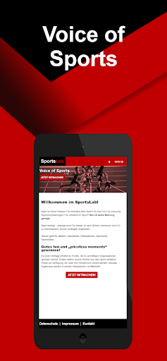 Android application SportsLab screenshort