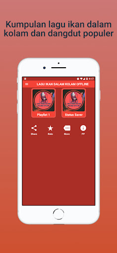 Android application Lagu Ikan dalam Kolam Offline screenshort
