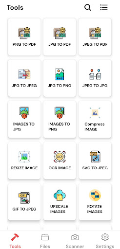 Android application Photo Fusion - Convert Images screenshort
