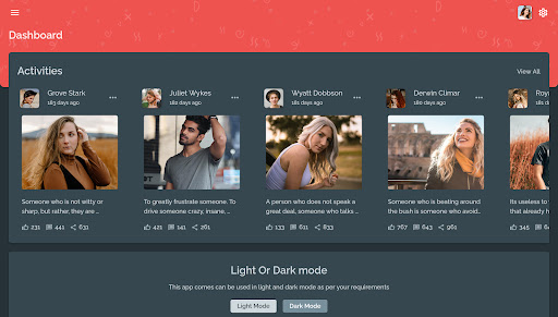 Spectra Social Media Flutter