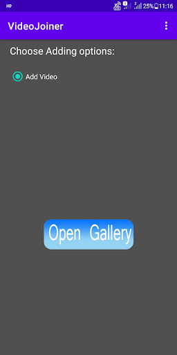 Android application Video Joiner merger very fast screenshort