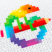 Pixel Art - color by number Icon