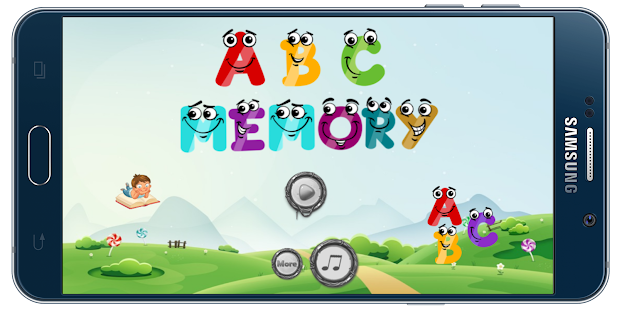 Schermata della partita di memoria ABC
