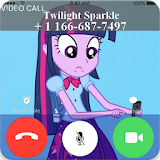 Twilight Sparkle Video Call - Litlle Pony Prank icon