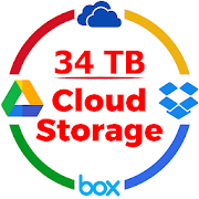 Free Cloud Storage Drive  Icon