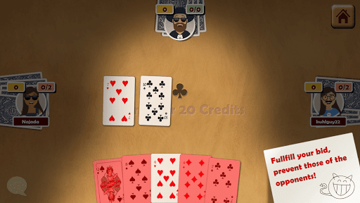 Oh Hell | Bid Whist | Spades Screen 2