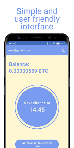 Android application Daily Coins - BTC faucet screenshort