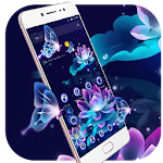 Cover Image of Download Dreamy Glowing Lotus Flower Theme 1.1.8 APK