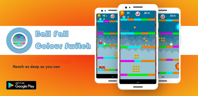 Ball Fall Colour Switch 4.3.3 APK + Mod (Unlimited money) untuk android
