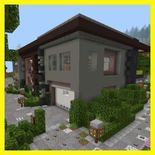 house for minecraft pe logo
