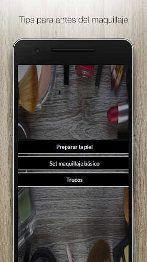 Android application Makeup Tricks screenshort