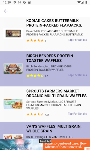 Shoptimize At The Grocery Screen 2
