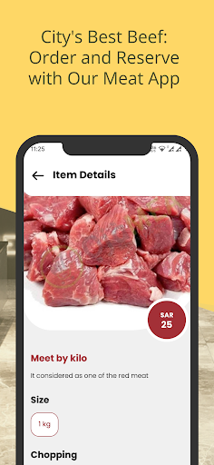 Naif Meat App Screen 3