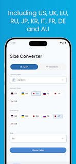 Clothing Size Converter Pro