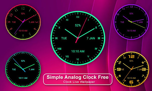 LED Clock live wallpaper app Screen 3
