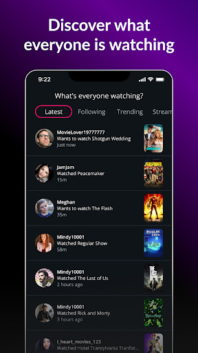 Android application Watch What screenshort